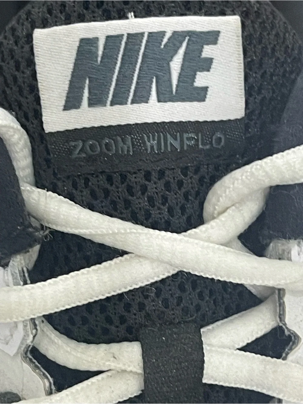Nike Men’s White and Dark Blue Athletic Running Shoes